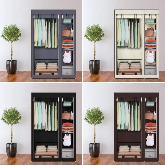 خزانة تعليق ملابس قماش كبير