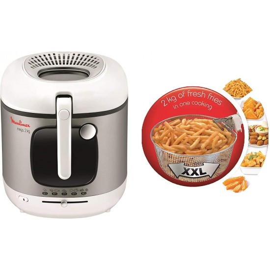 مقلى كهربائي MOULINEX ,2ltr ,AM480027 مقلى كهربائي MOULINEX ,2ltr ,AM480027