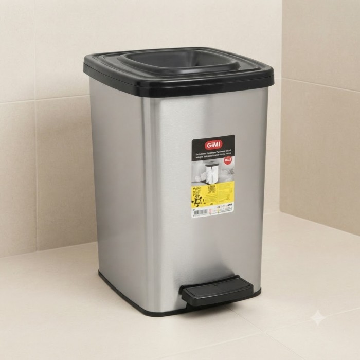 سطل دعسة سلفر 15لتر OZER S112