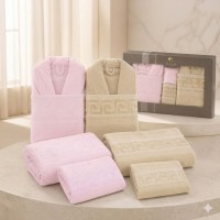 طقم روب حمام قطن bf SUVARI  ELEGANT