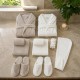 طقم روب حمام 12قطعه  elegant bathrobe