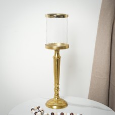 شمعدان نيكل ذهبي هندي LO 8239226