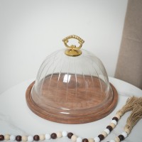 قالب كيك زجاج ق خشب هندي LO 8239174