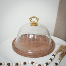 قالب كيك زجاج ق خشب هندي LO 8239174