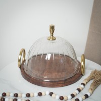 قالب كيك زجاج ق خشب هندي LO 8239116