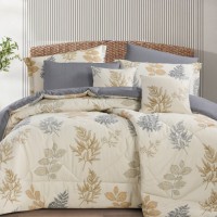طقم تخت صيفي مجوز قطن 2025 ELEGAN JASMIN