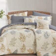 طقم تخت صيفي مجوز قطن 2025 ELEGAN JASMIN