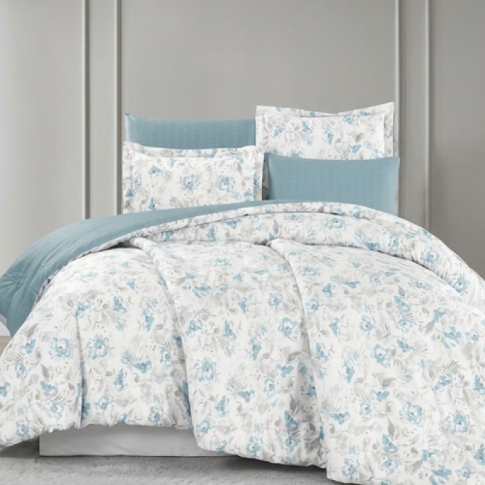 طقم تخت صيفي مجوز قطن 2025 ELEGAN JASMIN
