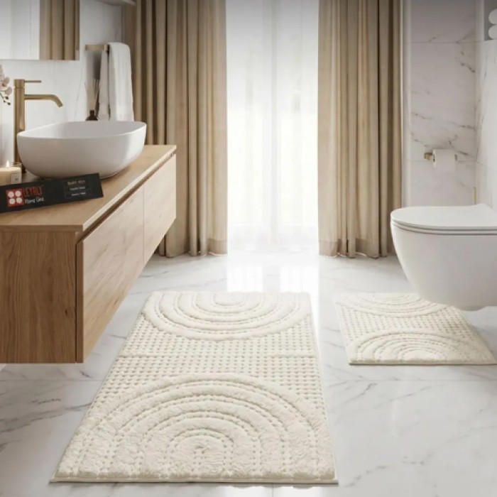 طقم 2دعسة حمام قطن 2026 هندي leyaly