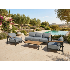طقم كنب 5مقاعد9269992 SULTAN MODERN GREY