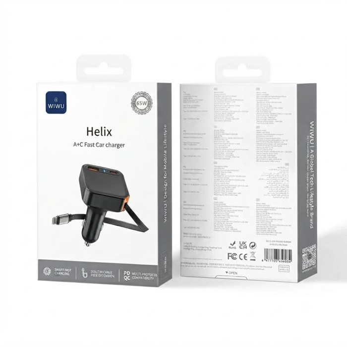 شاحن  تلفون سيارة WIWU HELIX 65W