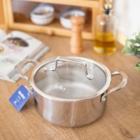 طنجرة ستانلس 20سم JULIA STEEL TEC JU1271