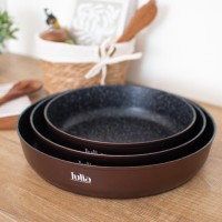 طقم 3 صواني فرن JULIA MOCHA JU1281