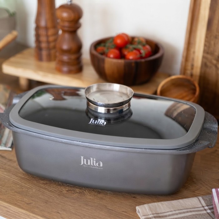 طنجرة روستر 32سم بيضاوي JULIA JU1179 