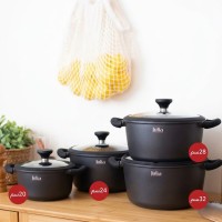 طقم طناجر 8 قطع  Julia Onyx  ju1306