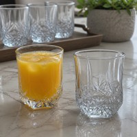 6 كاسة زجاج  قصير LUMINARC BRIGHTON