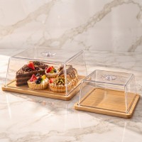 حافظة كيك مربع 20س اكريليك بامبو 9262147