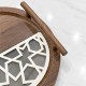 طقم 2 صينية خشب كتابة بيضاوي 9263570