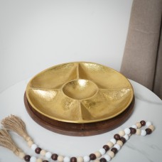 مضيفة مكسرات5عيون  ق خشب هندي LO 8239144