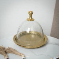 مضيفة زجاج ق نيكل دائري هندي LO 8239211