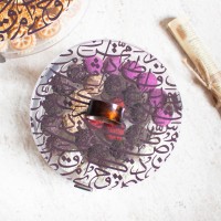 مضيفة اكريليك دائري كتابة Mila 224-5