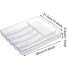 حمالة معالق جارور6 اقسام اكريليك 9241229