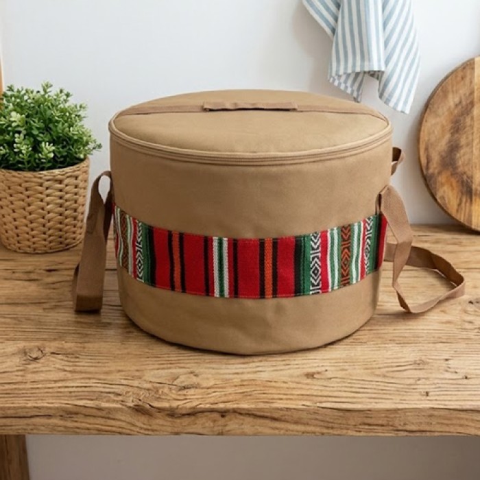 بقجتي قماش بدوي غطاء بني 9261703 40cm