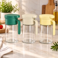 ابريق  زيت زجاج اصفر 620مل 9262225