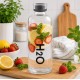 قنينة ماء زجاج H2O 750 مل 9262309