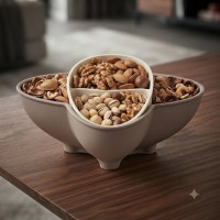 صحن مكسرات بلاستيك نجمة QLUX L363