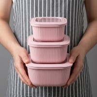 طقم 3 تبرويل بلاستيك مربع GONDOL G812