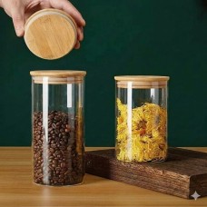 مطربان زجاج غطاء بامبو 6.5*8سم 9221404