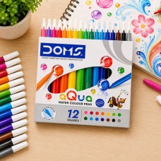 12 قلم فلوماستر الوان DOMS 7265 قدس