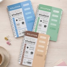 دفتر سلك محاضرات 5 مواضيع A4  9267322 
