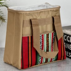 شنطة رحل بدوي 33*32 غطاء بني 9261700