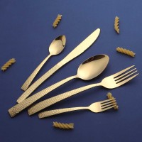 طقم معالق 30قطعه ذهبي 033856 culinera 