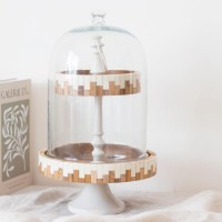 مضيفة طبقتين خشب غطا هنديelegant 925816