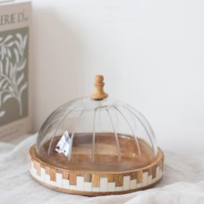 قالب كيك زجاج ق خشب هنديelegant 9258161