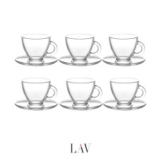 كاسات شاي روما مع صحن 410 S5 