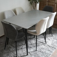 طاولة مطبخ جرانيت سكني + 6 كراسي – موديل 9259801 – Elite