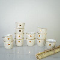 ZAKHRAFA RJ 9259555 – طقم 12 فنجان قهوة سادة