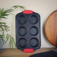 قالب كب كيك 6  يداحمر  AHOME 9239410