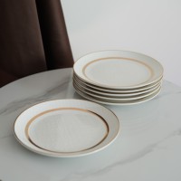 طقم 6صحون فواكة ذهبي بريق 9259608 RJ