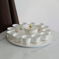 طقم 12 سادة + سكرية فضي بريق 9259621