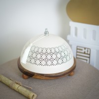 مضيفة كيك قاعد خشب رمضان 26  SO0026-30