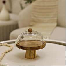 مضيفة كيك قاعد خشب رمضان 26  SO0026-25