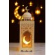 فانوس مضيئ رمضان حديد بيج 370-26 