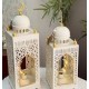 فانوس مضيئ رمضان حديد بيج 369-26