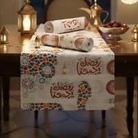 مفرش طاولة رمضان يجمعنا 20 قطعة -شرق