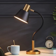 تيبل لامب اسود ذهبي طربوش حديد 9242782